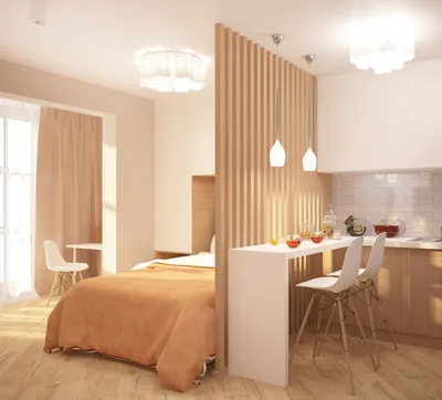 Дизайн интерьера квартиры-студии 24 м.кв. - Design Sanna