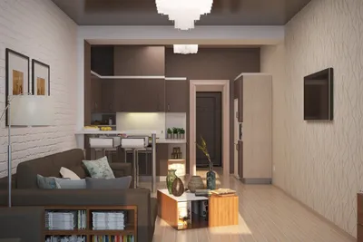 Дизайн квартиры студии: 35 фото, идеи интерьеров, современные тренды | Hoff