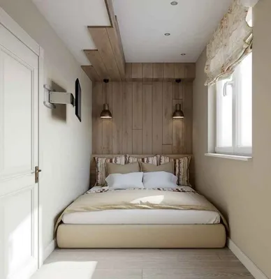 Дизайн маленькой спальни в современном интерьере - Красноярск