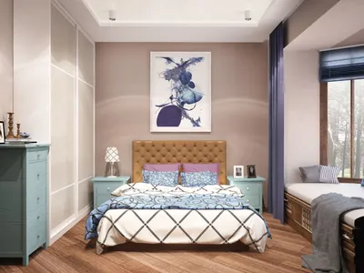 Дизайн спальни 12 кв.м | Фото интерьеров в современном стиле