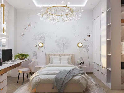 Дизайн интерьера комнаты для девушки в современном стиле — INMYROOM