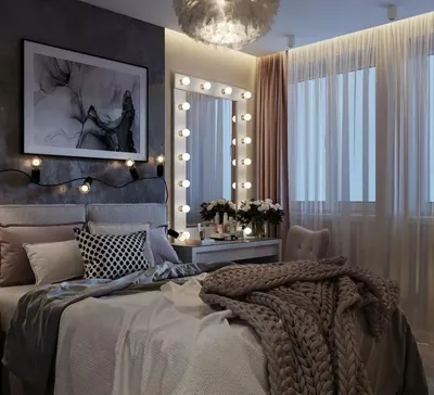 Спальня для девушки: 135 фото примеров дизайна спальни в современном стиле,  лучшие идеи планировок интерьера