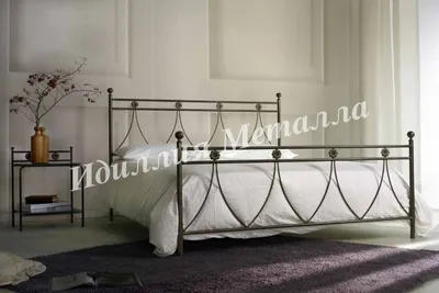 Кованая кровать в интерьере спальни - Світ Матраців