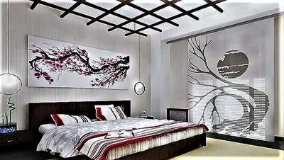 Японский стиль в интерьере комнаты: современный дизайн - 26 фото