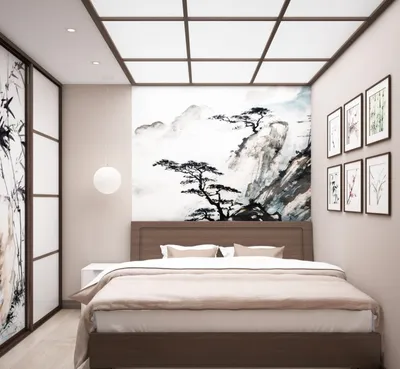 Особенности оформления спальни в японском стиле - Профессиональная Стройка