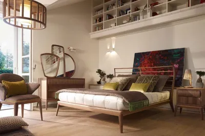 аутентичный дизайн интерьера спальни в японском стиле в 3d визуализации,  окно гостиной, белая гостиная, современная стена фон картинки и Фото для  бесплатной загрузки