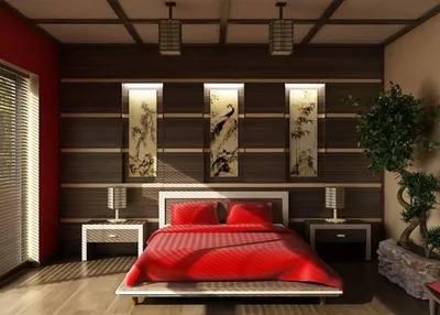 Дизайн спальни в японском стиле 15 фото - matrasi.org