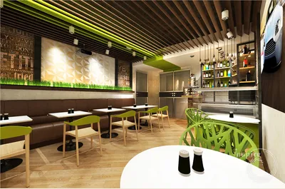 Дизайн проект кафетерия - разработка дизайна кафетерия под ключ, фото  интерьера и готовых проектов | INSPIREGROUP
