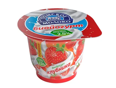 Йогурт «Чудо» фруктовый, со вкусом клубника-земляника, массовая доля жира  2,4% | Товары от Роскачества