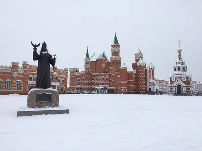 Йошкар Ола зимой с детьми в Новогодние каникулы