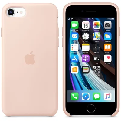 Купить Ультратонкий пластиковый защитный чехол iPhone SE/8/7 (розовый) цена  Севастополь-Симферополь-Крым-Москва-Россия в Магазине iStore