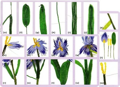 Ирисы из бисера — Бисерок