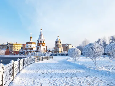 Иркутск зимой фото фотографии