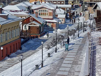 Иркутск. Центр города. Рассвет | Пикабу