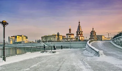 Иркутск зимой снег» — создано в Шедевруме