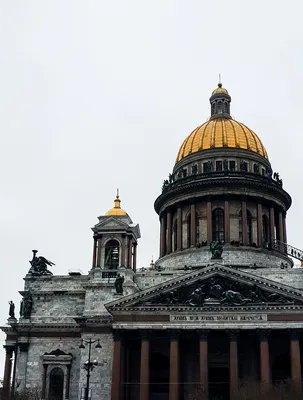 Исаакиевский собор зимой фото фотографии