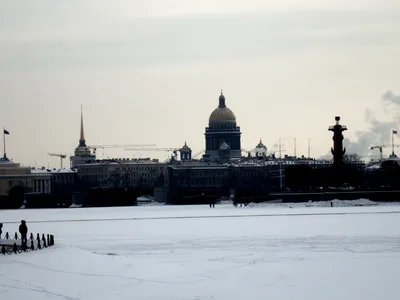 Картина «Исаакиевский собор зимой», купить в интернет-магазине «Первое  Ателье»™