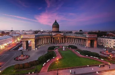 Панорамный вид на исторический центр Санкт-Петербурга стоковое фото ©gumbao  163574682
