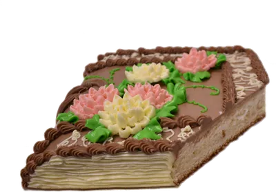 Юбилейный торт с лилиями № 132 - «СладкоЕШЬко» - Кафе-кондитерская
