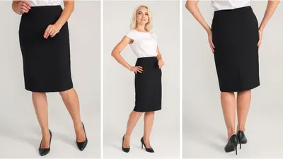 Модные черные юбки-карандаш: 5 актуальных моделей осень-2023