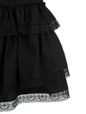 Оригинальная классическая юбка с красивым разрезом с кружевом 44-50  размеры: продажа, цена в Харькове. Женские юбки от \"💎TM \"Ola-La\" - якісний  одяг від виробника 💎\" - 740807568
