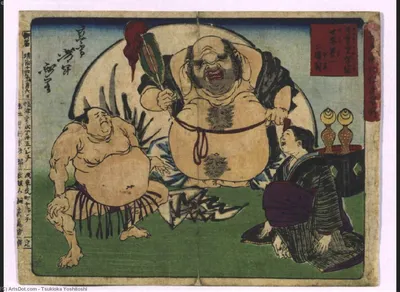 Репродукции Произведений Искусства Юморные фотографии знаменитых по  Tsukioka Yoshitoshi (1839-1892, Japan) | ArtsDot.com