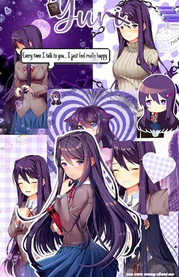 Yuri ddlc wallpaper | Yandere simulator characters, Anime, Literature club