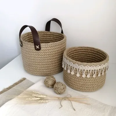 Купить сумка из джута ручной работы у мастера без наценок | DIY Рукоделие -  Сумки