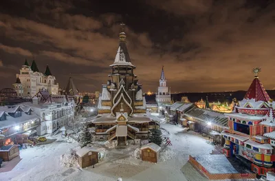 Всё о Москве - Измайловский кремль Фото: @krylova555 #всеомоскве #москва  #вечер #зима #кремль #измайлово #помоскве | Facebook