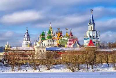 Ночной Кремль в Измайлово. Фотограф Горшков Игорь