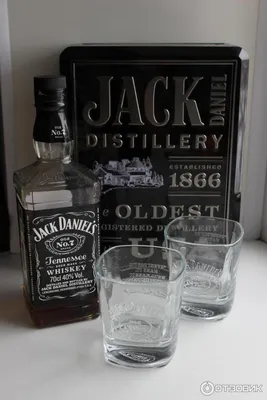 Отзыв о Виски Jack Daniels - подарочная коробка с двумя бокалами | может  быть ценителям виски и понравится