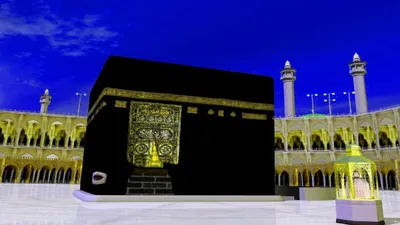 Фотообои \"Кааба Святая мечеть в Мекке\" - Арт. 090200 | Купить в  интернет-магазине Уютная стена