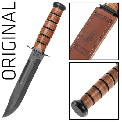 BMK-1001-LQ Ka-bar Damascus Hunting Bowie knife Damascus Ka-bar