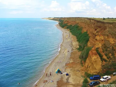 Красивый Песчаный Пляж В Поселке Кача. Крым. Россия Фотография, картинки,  изображения и сток-фотография без роялти. Image 43151667
