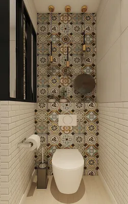 Керамическая плитка для туалета в квартире