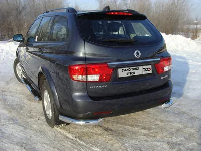 Задняя дуга AK007 (нерж) для SsangYong Kyron 2008↗ гг. купить по лучшей  ❗цене – в интернет магазине тюнинга 🚗 DDAudio