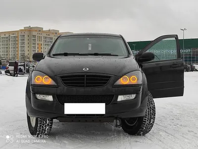 Тюнинг для SSANG YONG Yong Kyron 2 2007-2016 / Защита задняя (уголки  двойные) 76,1/42,4 мм - ТСС Тюнинг