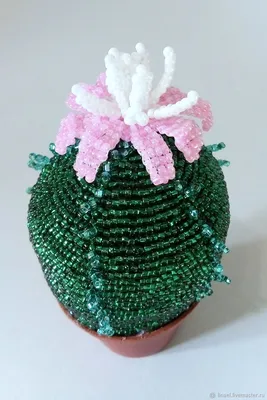 КАКТУС из БИСЕРА. TUTORIAL: BEADED CACTUS. Часть 1/2. БИСЕРОПЛЕТЕНИЕ ДЛЯ  НАЧИНАЮЩИХ - YouTube