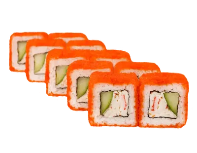 Ролл Калифорния с крабом 8 шт/240гр – ХОТЭЙ СУШИ суши#роллы#wok