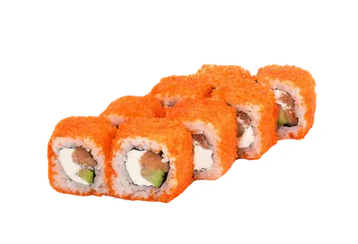 Ролл Калифорния с лососем 8 шт/240гр – ХОТЭЙ СУШИ суши#роллы#wok