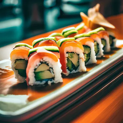 Калифорния с лососем — SushiFast