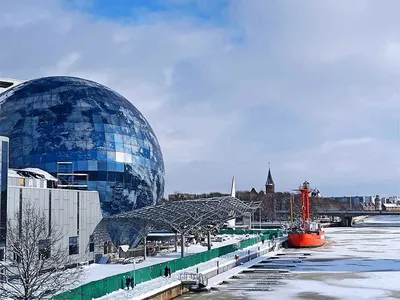 Зима в Калининграде | Пикабу
