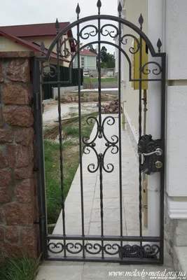 Кованые калитки - фото каталог и цены