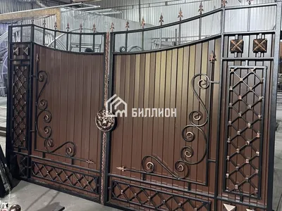 Кованые Ворота и Калитки (50 Фото) Заказать в Киеве Артель