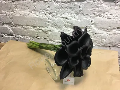 Черная слива Калла лилии настоящие на ощупь Цветы DIY Свадебные букеты  центральные части бутоньерки свадебное украшение | AliExpress