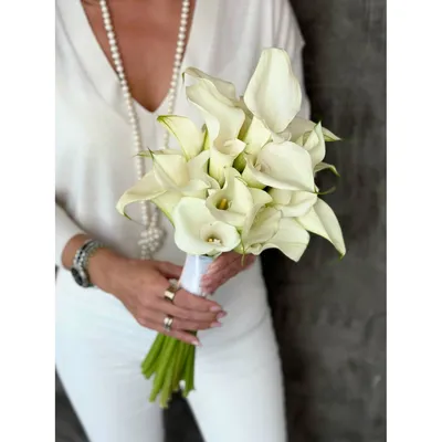 ᐉ Купить Букет цветов \"Каллы с любовью\" в Алматы по выгодной цене |  Bestflowers.kz