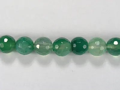 Агат бусины из натурального камня 6 мм матовый темно-зеленый купить по цене  30.00 грн в магазине рукоделия 100 идей