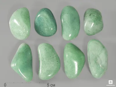 Авантюрин зелёный (светлый), крупная галтовка 3-5 см (25-30 г), цена - 330  руб