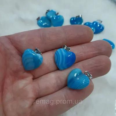 Кулон - оберег из камня голубой агат №724846 - купить в Украине на Crafta.ua