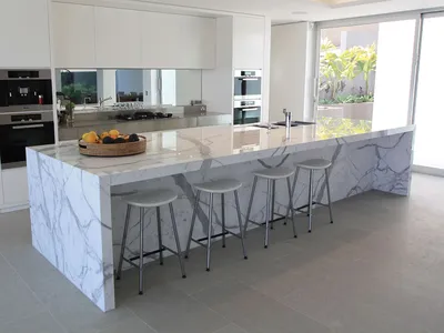 Искусственный камень в интерьере кухни (примеры дизайна с фото)